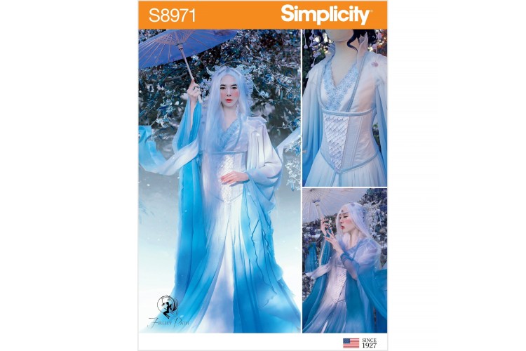S8971 Fantasy Costume Pattern Ice Queen