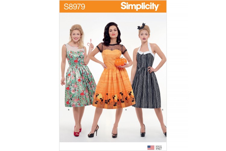 S8979 Fifties style Halloween Costume Pattern