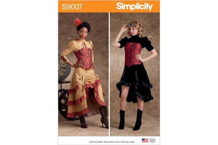 S9007 Misses' Steampunk Costumes