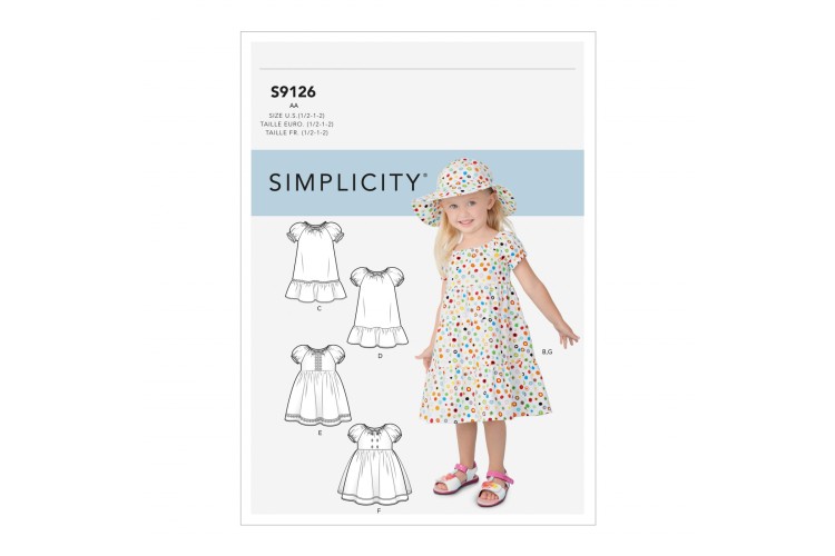 S9126 Toddlers' Dresses