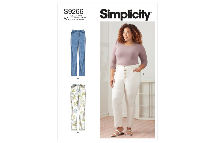 S9266 Misses' and Women's Vintage-style Jeans