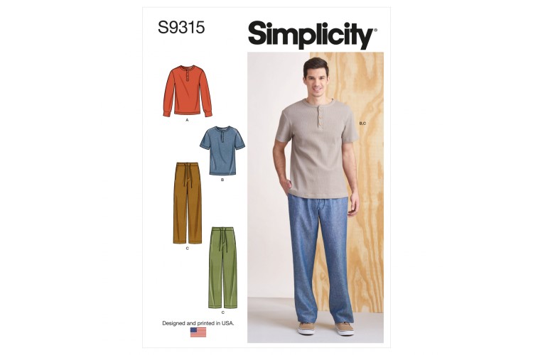 S9315 Men's  Casual Tops and Trousers