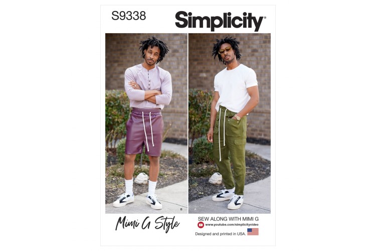 S9338 Men's Pull-On Trousers or Shorts