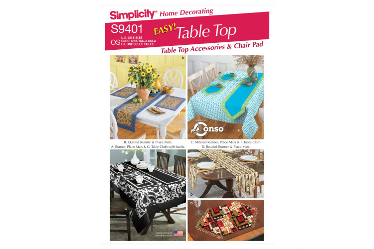 S9401 Tabletop Accessories and Chair Pad
