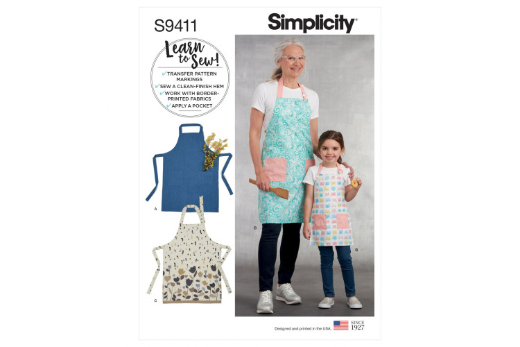S9411 Children's and Misses' Aprons