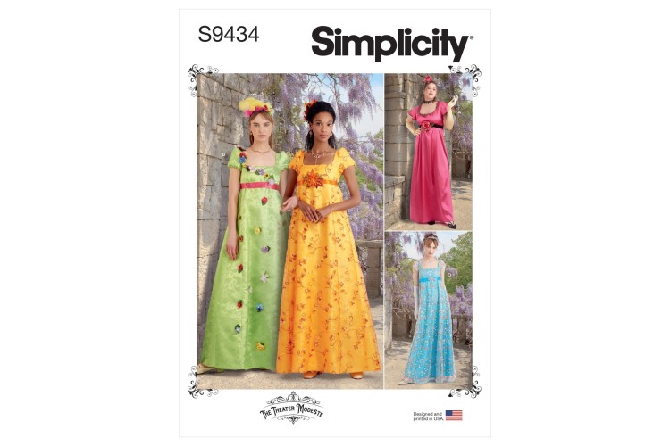 S9434 Misses' and Women's Regency Era Dresses