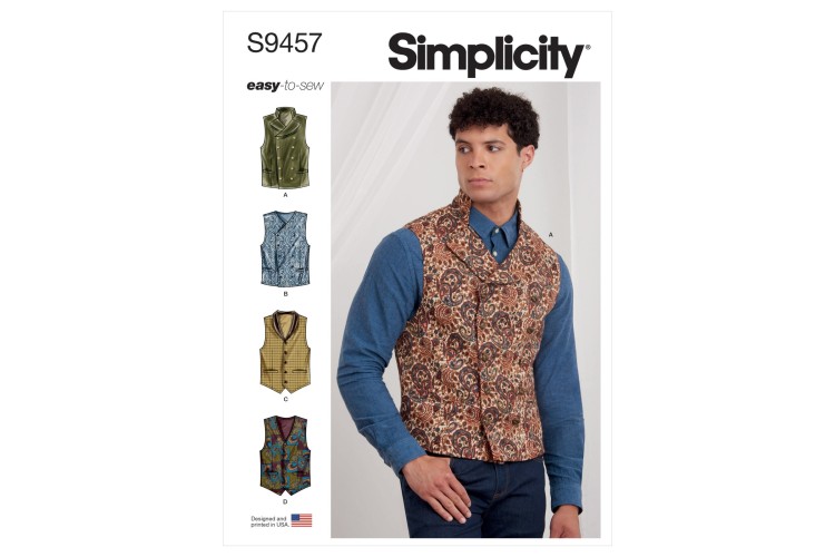 S9457 Men's Waistcoats