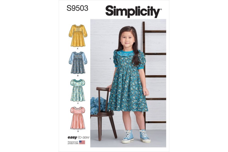 S9503 Children's Dresses