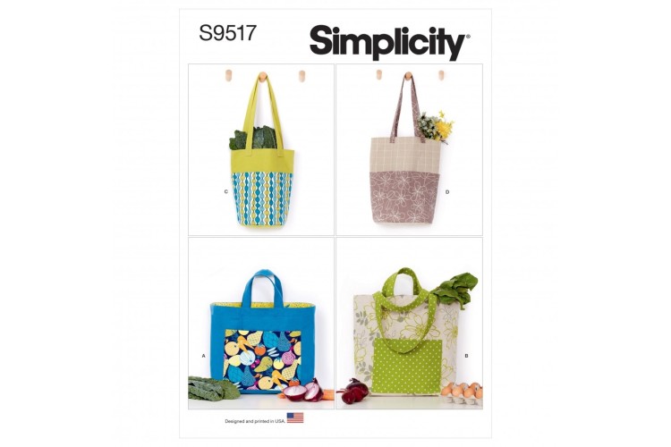 S9517 Simplicity Shopping Bags