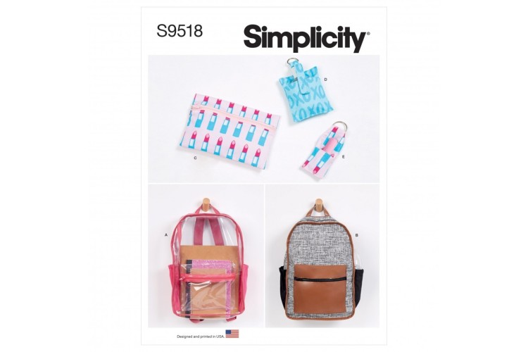 S9518 Simplicity Backpack and Accessories
