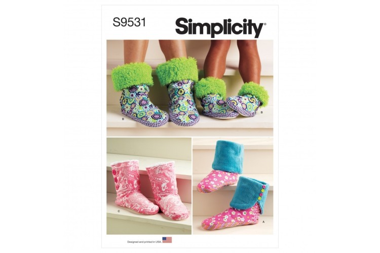 S9531 Simplicity Slippers