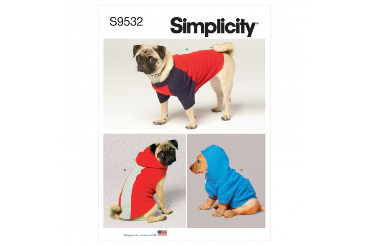 S9532 Simplicity Pet Clothes