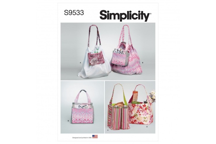 S9533 Simplicity Grocery Totes
