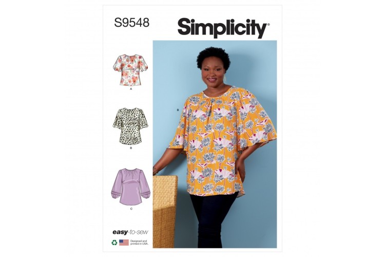 S9548 Simplicity Misses Top and Tunic