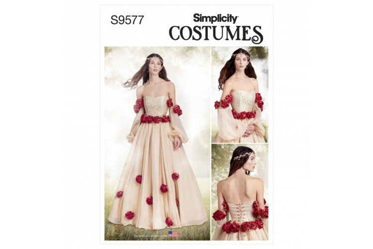 S9577 Simplicity Misses' Fantasy Costume