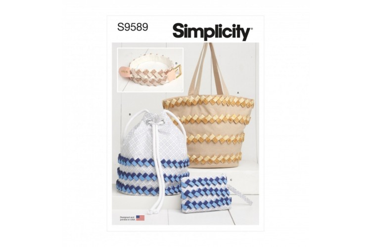 S9589 Simplicity Fabric Chain and Embellished Accessories