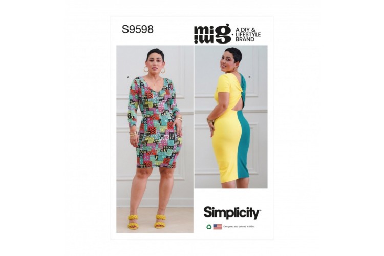 S9598 Simplicity Misses' Knit Dresses by Mimi G