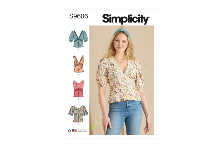 S9606 Simplicity Misses' Blouse