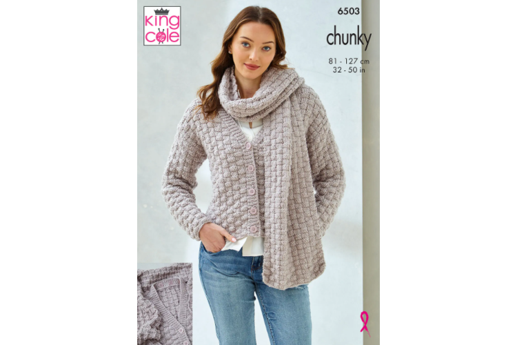Scardigans knitted in Dalesway Chunky - 6503