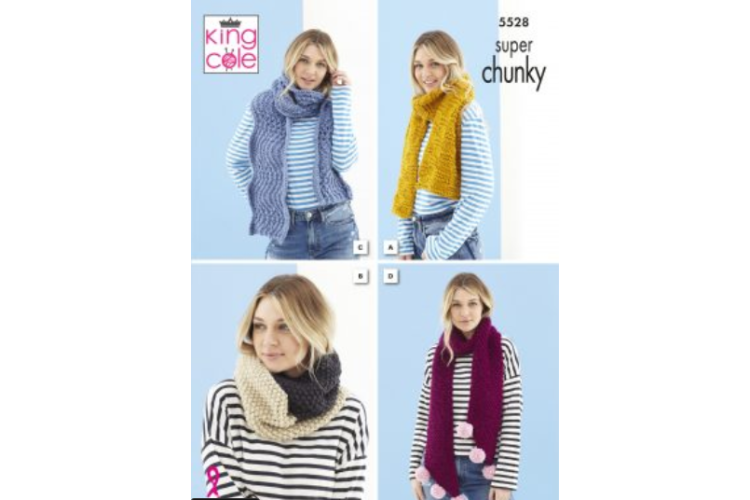 Scarves & Loop: Knitted in Timeless Super Chunky -5528