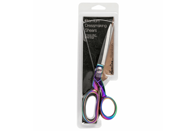 Scissors: Dressmakers Shears: 21cm/8.25in: Rainbow