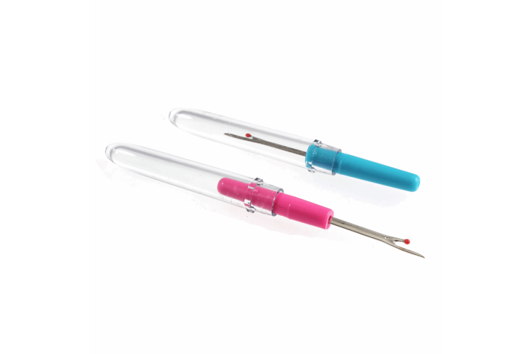 Seam/Stitch Ripper, Pair of Pink and Blue Small