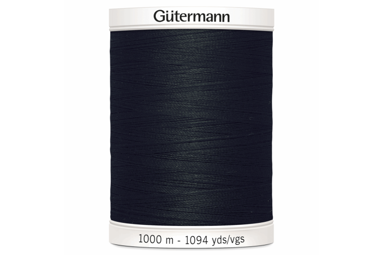 Sew-all Thread Gutermann, 1000m Colour 000 BLK