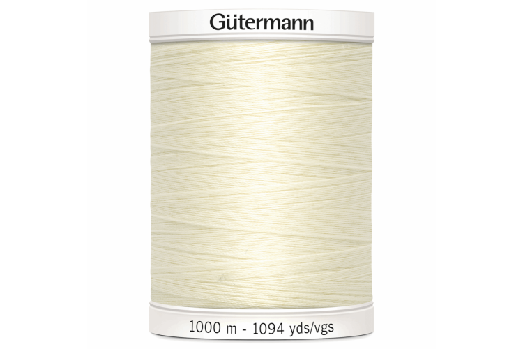 Sew-all Thread Gutermann, 1000m Colour 001