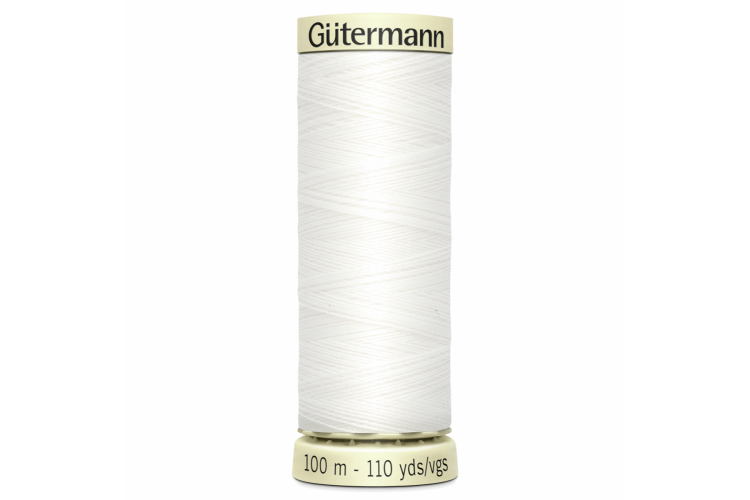 Sew-all Thread Gutermann, 100m Colour 800 WHT