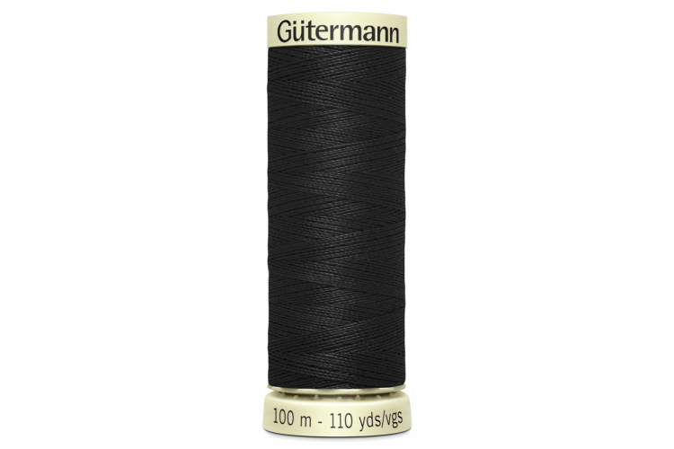 Sew-all Thread Gutermann, 100m Colour BLK 000