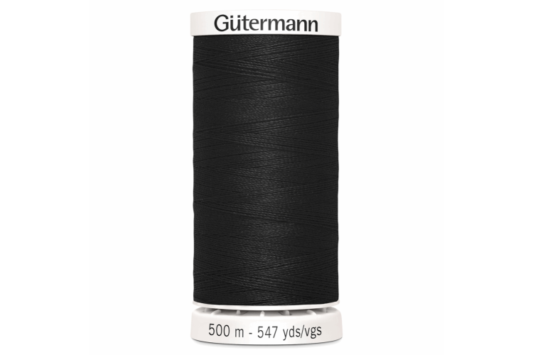Sew-all Thread Gutermann, 500m Colour 000