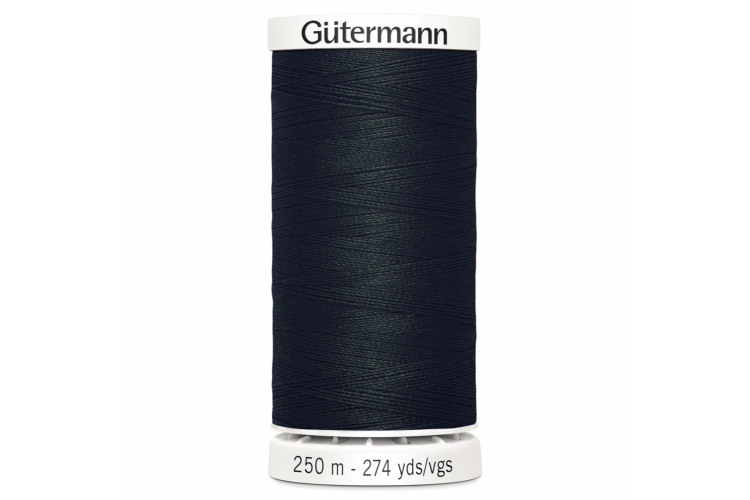 Sew-all Thread Gutermann, 250m Colour 000 BLK