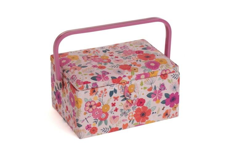 Sewing Box - Medium- Floral Garden