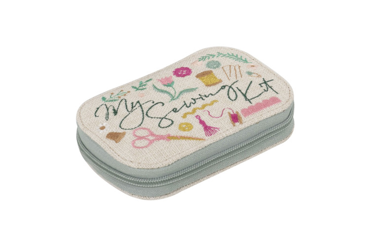 Sewing Kit - Zip Case - Embroidered My Sewing