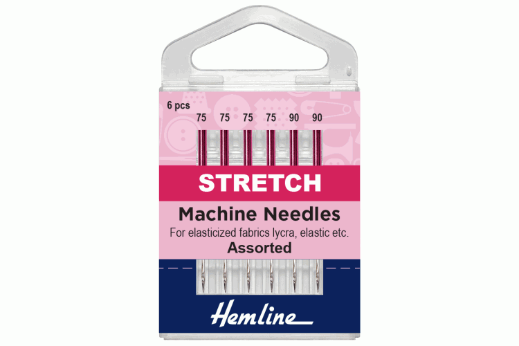 Sewing Machine Needles, Stretch, Mixed, 5 Pieces