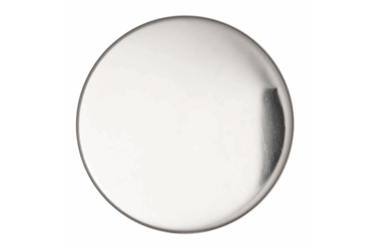Silver Metal, 23mm Shank Button