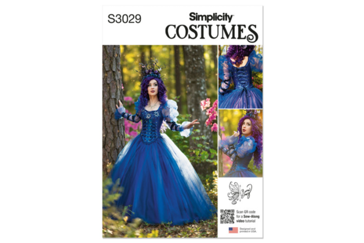Simplicity S3029 Misses' Ball Gown Costume by Raine Emery