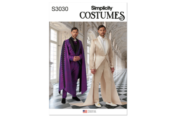 Simplicity S3030 Men's Costume Suits