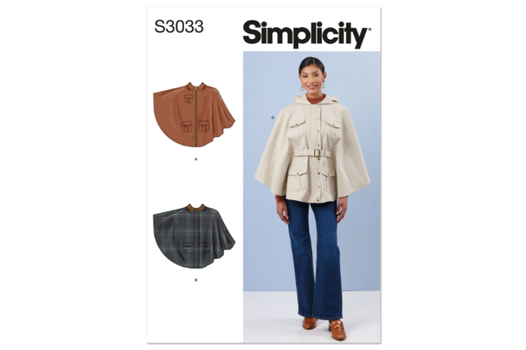 Simplicity S3033 Misses' Capes