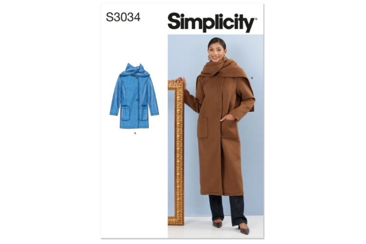 Simplicity S3034 Misses' Coats