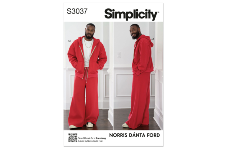 Simplicity S3037 Men's Sweatshirt and Sweatpants by Norris Dánta Ford