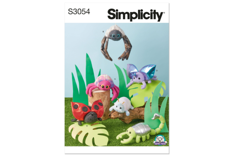 Simplicity S3054 Plush Bugs