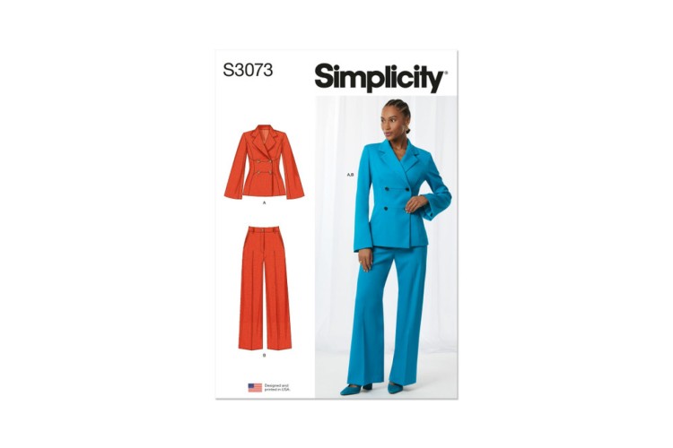 Simplicity S3073 Misses' and Women's Jacket and Pants
