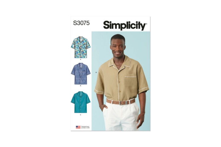 Simplicity S3075 Men's Shirts