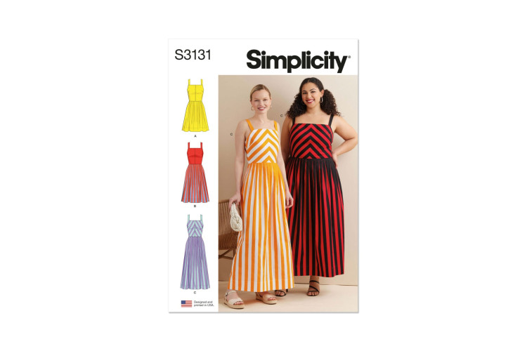 Simplicity S3131 Misses' and Women's Dress in Three Lengths