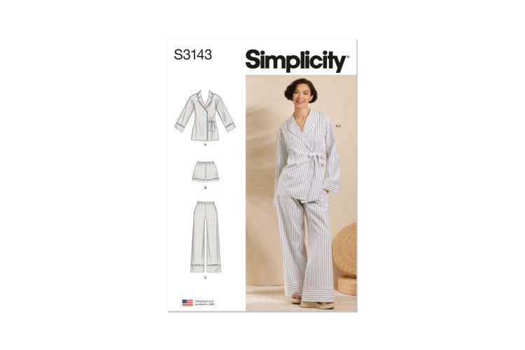 Simplicity S3143 Misses' Pajamas