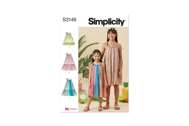 Simplicity S3146 Children's and Girls' Dresses