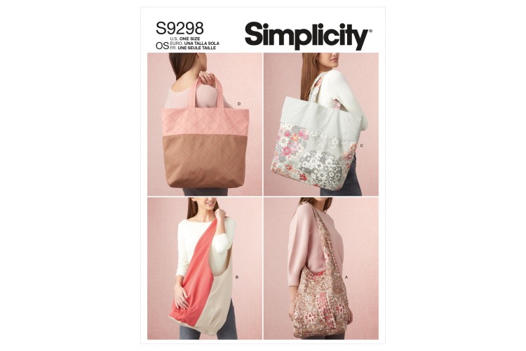 Simplicity S9298 Market Tote Bags
