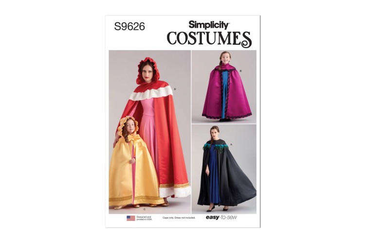 Simplicity S9626 Children's and Misses' Costume