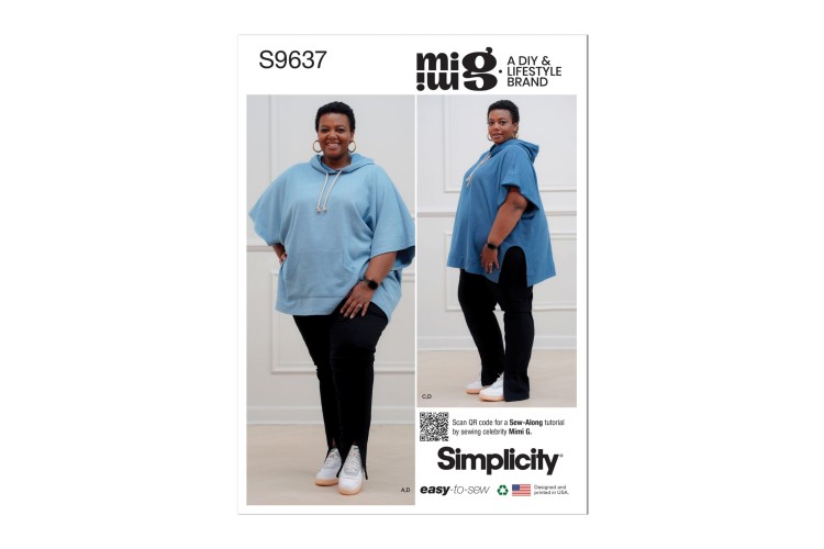 Simplicity S9637 Women's Hoodies and Leggings by Mimi G